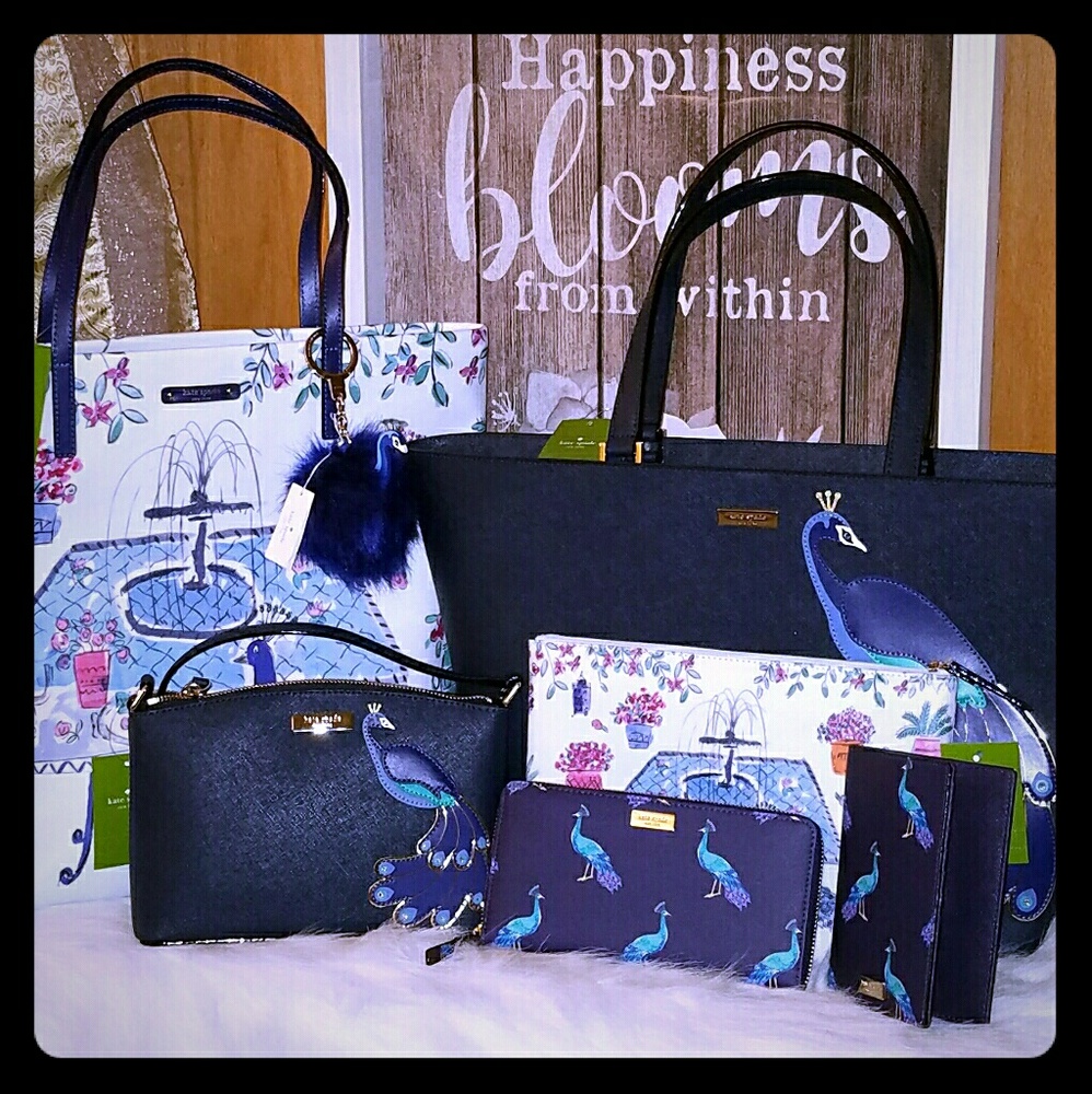 Kate spade peacock Full plume  collection SHARING